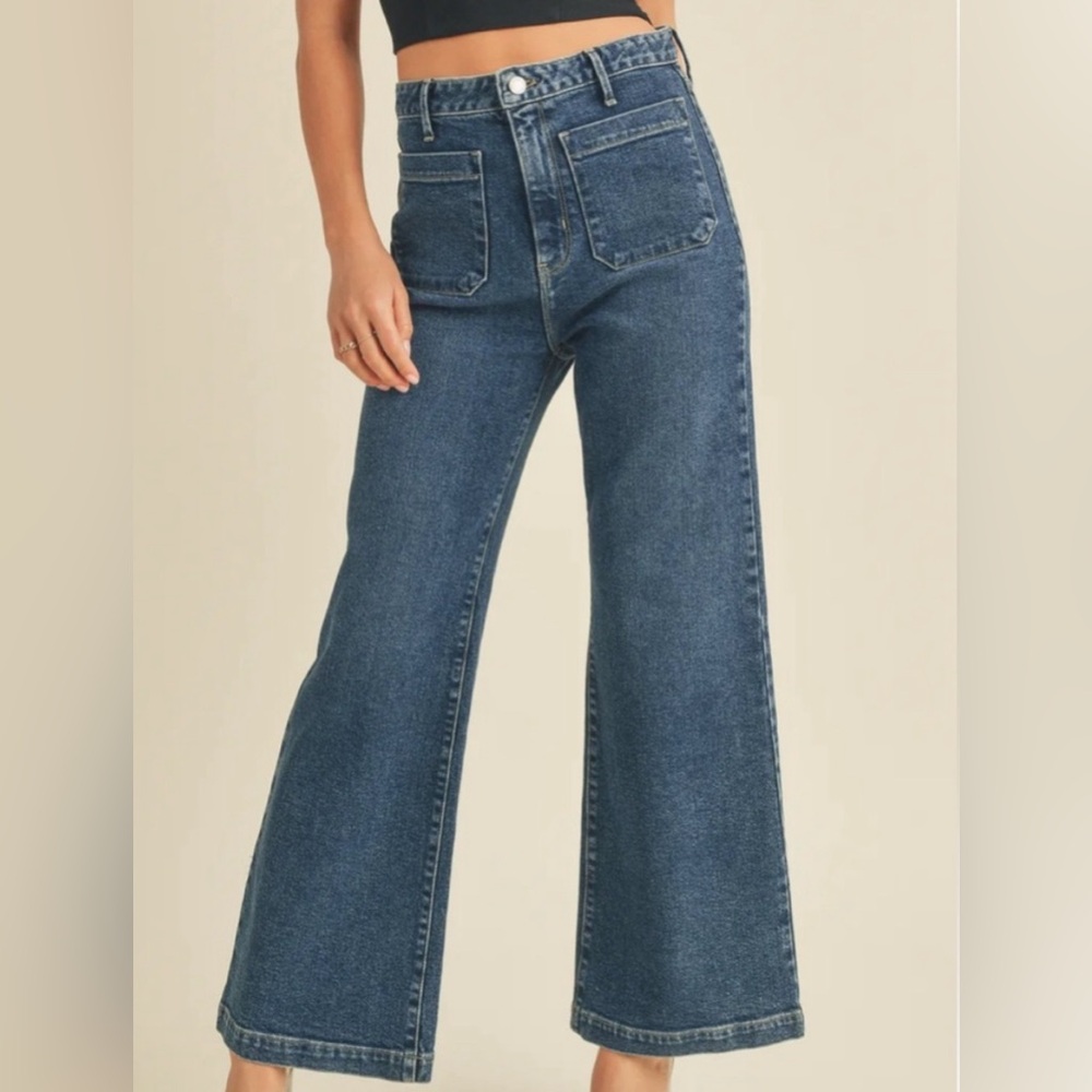 Just Black Denim Patch Pocket Jeans